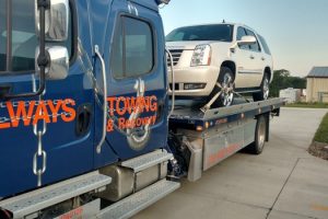 Overturned Vehicle Recovery in Iowa City Iowa